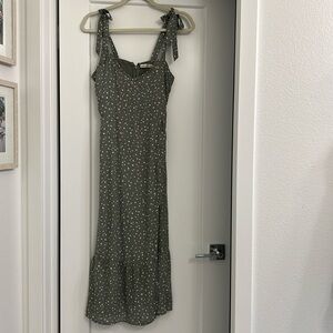 Abercrombie & Fitch polka dot dress with ties